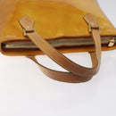LOUIS VUITTON Monogram Vernis Houston Hand Bag Beige M91004 LV Auth 125261-7
