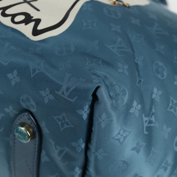 LOUIS VUITTON Cruise line Cabas Nouvelle Vague Bag Blue M94091 LV Auth 125266AV