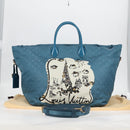 LOUIS VUITTON Cruise line Cabas Nouvelle Vague Bag Blue M94091 LV Auth 125266AV-12