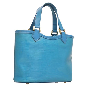LOUIS VUITTON Epi Plage Mini Lagoon Bay Hand Bag Blue M92472 LV Auth 125274
