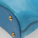 LOUIS VUITTON Epi Plage Mini Lagoon Bay Hand Bag Blue M92472 LV Auth 125274-11
