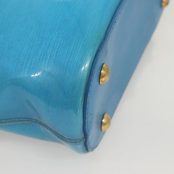 LOUIS VUITTON Epi Plage Mini Lagoon Bay Hand Bag Blue M92472 LV Auth 125274