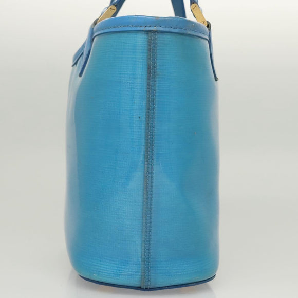 LOUIS VUITTON Epi Plage Mini Lagoon Bay Hand Bag Blue M92472 LV Auth 125274