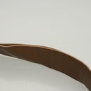 Salvatore Ferragamo Gancini Shoulder Bag Canvas Light Blue Gold Auth 125278-8