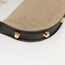 FENDI Zucca Canvas Accessory Pouch Beige Gold Auth 125280-16
