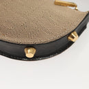 FENDI Zucca Canvas Accessory Pouch Beige Gold Auth 125280-17