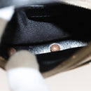 FENDI Zucca Canvas Accessory Pouch Beige Gold Auth 125280-10