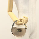 FENDI Zucca Canvas Accessory Pouch Beige Gold Auth 125280-23