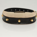 FENDI Zucca Canvas Accessory Pouch Beige Gold Auth 125280-5