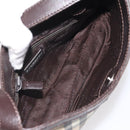 BURBERRY Nova Check Shoulder Bag PVC Beige Gold Auth 125282-11