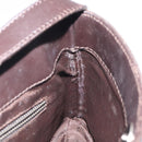 BURBERRY Nova Check Shoulder Bag PVC Beige Gold Auth 125282-18