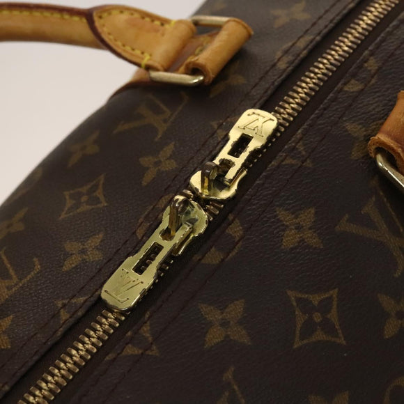 LOUIS VUITTON Monogram Keepall Bandouliere 50 Boston Bag M41416 LV Auth 125289
