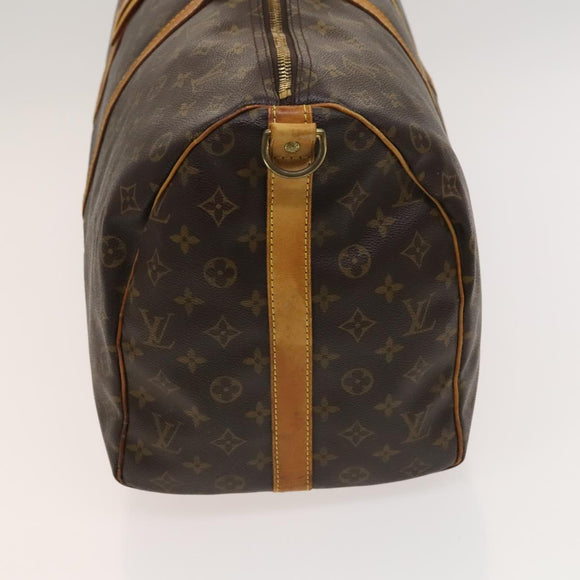 LOUIS VUITTON Monogram Keepall Bandouliere 50 Boston Bag M41416 LV Auth 125289