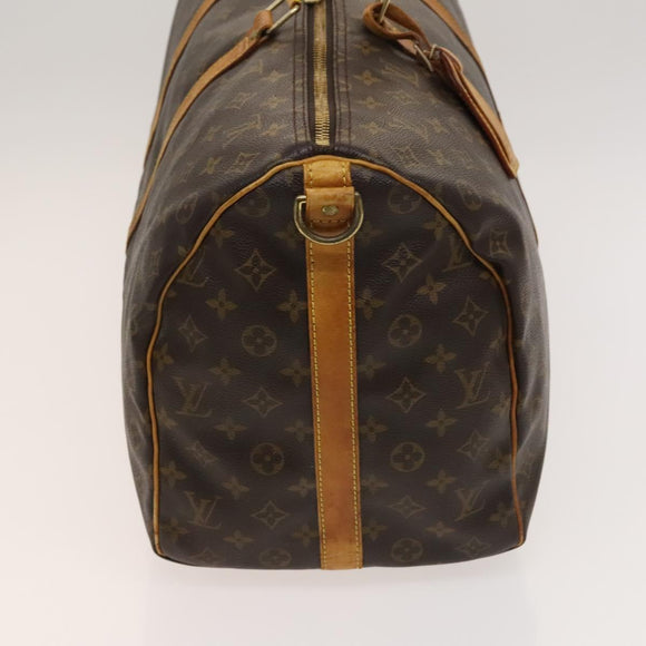 LOUIS VUITTON Monogram Keepall Bandouliere 50 Boston Bag M41416 LV Auth 125289
