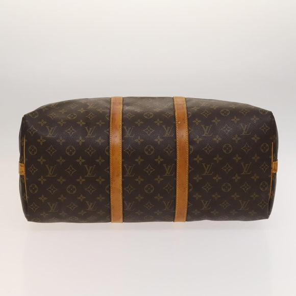 LOUIS VUITTON Monogram Keepall Bandouliere 50 Boston Bag M41416 LV Auth 125289