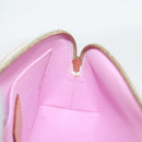 LOUIS VUITTON Monogram Multicolor Pochette Cosmetic White M47354 Auth 125292AV-18