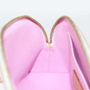 LOUIS VUITTON Monogram Multicolor Pochette Cosmetic White M47354 Auth 125292AV-19