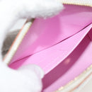 LOUIS VUITTON Monogram Multicolor Pochette Cosmetic White M47354 Auth 125292AV-10