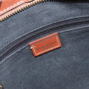 BURBERRY Nova Check Shoulder Bag PVC Beige Gold Auth 125301-17