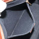 BURBERRY Nova Check Shoulder Bag PVC Beige Gold Auth 125301-20