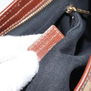 BURBERRY Nova Check Shoulder Bag PVC Beige Gold Auth 125301-12