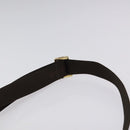 BURBERRY Nova Check Shoulder Bag PVC Beige Gold Auth 125301-8