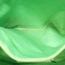 BVLGARI Logogram Tote Bag Canvas Light Blue Silver Auth 125302-20