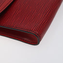 LOUIS VUITTON Epi Pochette Arche Shoulder Bag Red M52577 LV Auth 125313-16