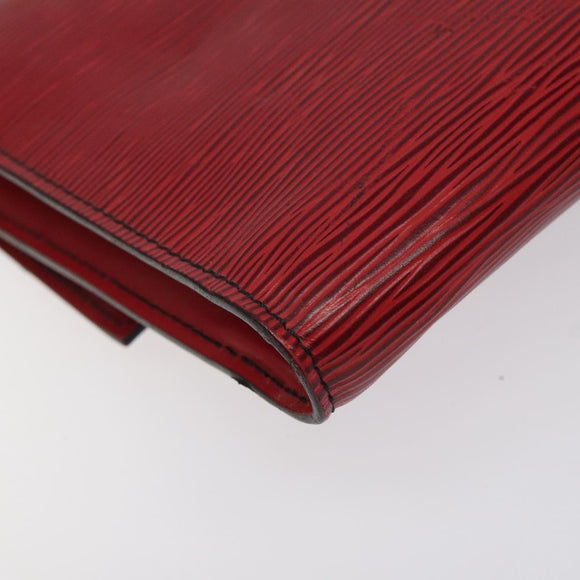 LOUIS VUITTON Epi Pochette Arche Shoulder Bag Red M52577 LV Auth 125313