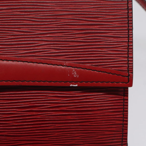 LOUIS VUITTON Epi Pochette Arche Shoulder Bag Red M52577 LV Auth 125313
