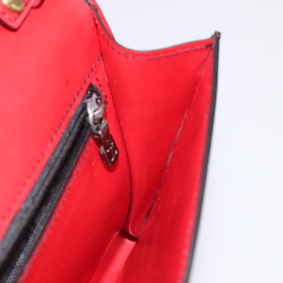 LOUIS VUITTON Epi Pochette Arche Shoulder Bag Red M52577 LV Auth 125313