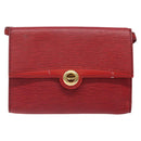 LOUIS VUITTON Epi Pochette Arche Shoulder Bag Red M52577 LV Auth 125313-13