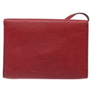 LOUIS VUITTON Epi Pochette Arche Shoulder Bag Red M52577 LV Auth 125313-2