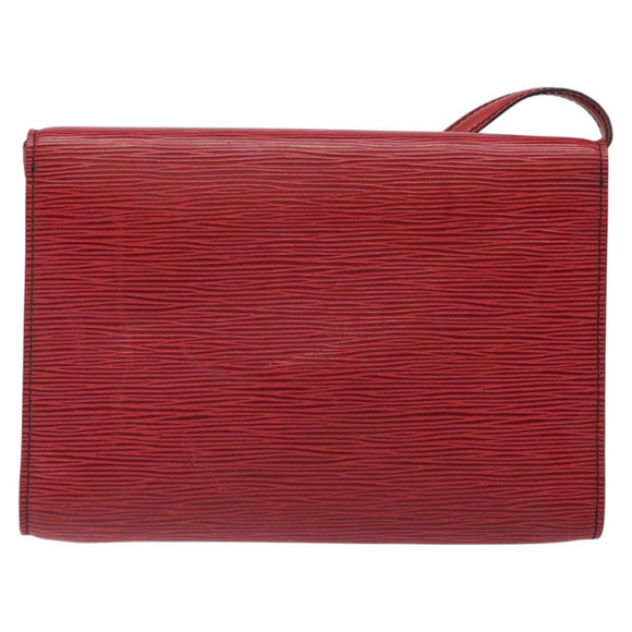 LOUIS VUITTON Epi Pochette Arche Shoulder Bag Red M52577 LV Auth 125313