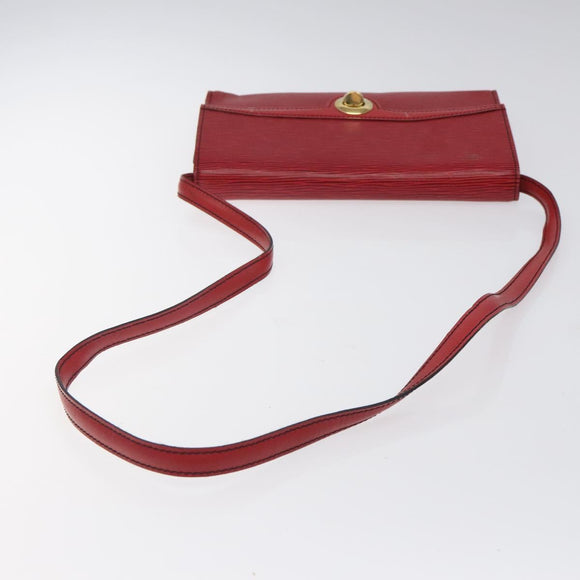 LOUIS VUITTON Epi Pochette Arche Shoulder Bag Red M52577 LV Auth 125313