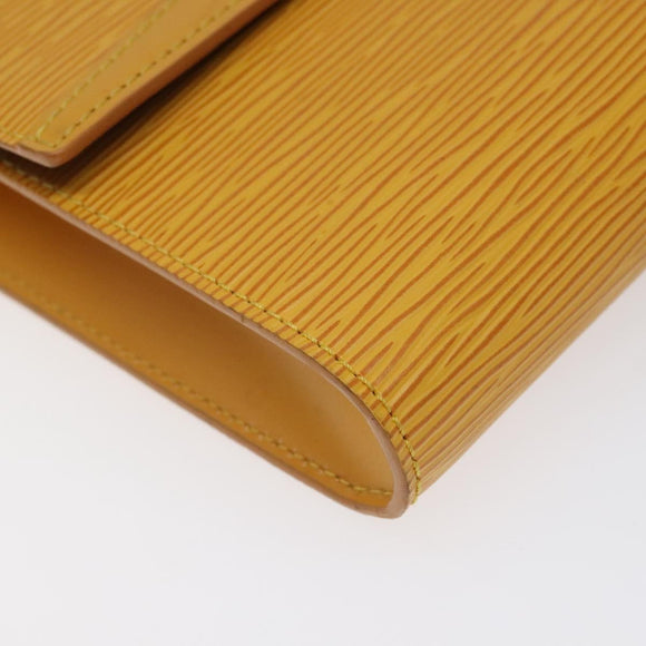 LOUIS VUITTON Epi Arsch Shoulder Bag Yellow M52579 LV Auth 125314