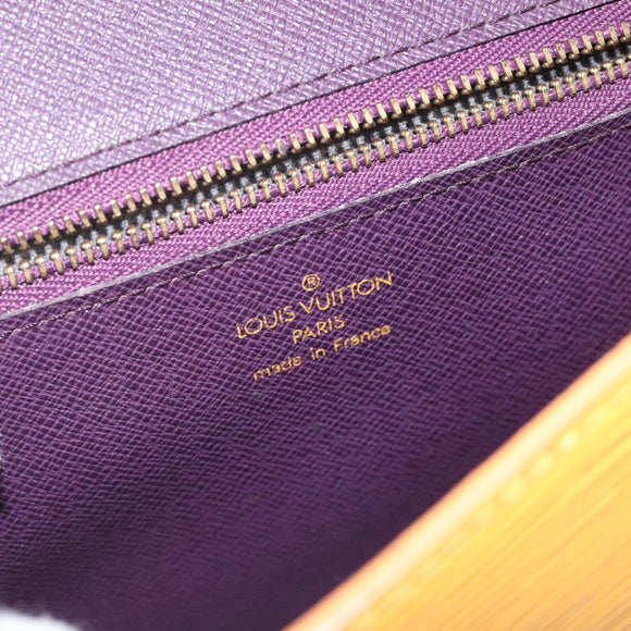 LOUIS VUITTON Epi Arsch Shoulder Bag Yellow M52579 LV Auth 125314