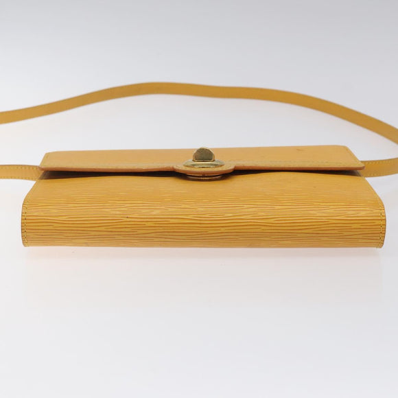 LOUIS VUITTON Epi Arsch Shoulder Bag Yellow M52579 LV Auth 125314