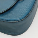 LOUIS VUITTON Epi Saint Cloud GM Shoulder Bag Toledo Blue M52195 LV Auth 125315-15
