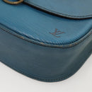 LOUIS VUITTON Epi Saint Cloud GM Shoulder Bag Toledo Blue M52195 LV Auth 125315-16
