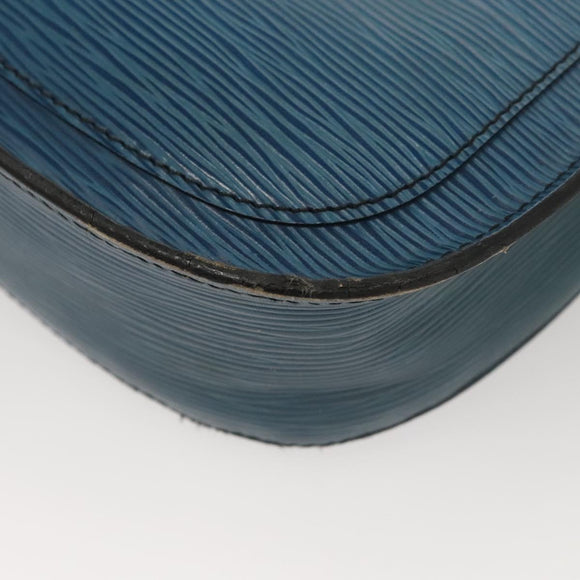 LOUIS VUITTON Epi Saint Cloud GM Shoulder Bag Toledo Blue M52195 LV Auth 125315