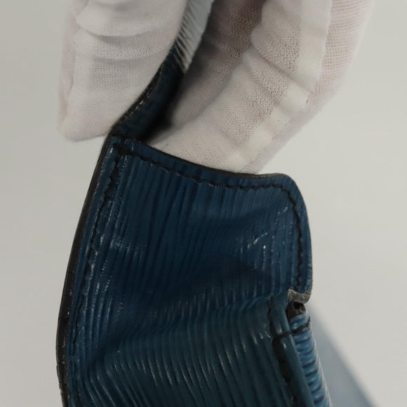 LOUIS VUITTON Epi Saint Cloud GM Shoulder Bag Toledo Blue M52195 LV Auth 125315