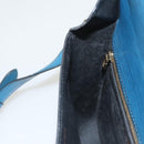 LOUIS VUITTON Epi Saint Cloud GM Shoulder Bag Toledo Blue M52195 LV Auth 125315-23