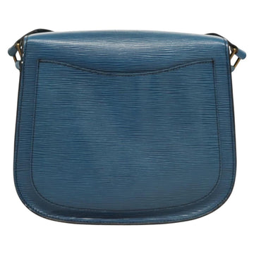 LOUIS VUITTON Epi Saint Cloud GM Shoulder Bag Toledo Blue M52195 LV Auth 125315 - 0
