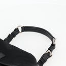 PRADA Shoulder Bag Nylon Black Silver Auth 125317V-10