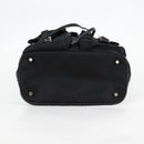 PRADA Shoulder Bag Nylon Black Silver Auth 125317V-11