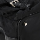 PRADA Shoulder Bag Nylon Black Silver Auth 125317V-12