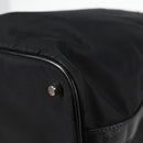 PRADA Shoulder Bag Nylon Black Silver Auth 125317V-18