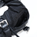 PRADA Shoulder Bag Nylon Black Silver Auth 125317V-21
