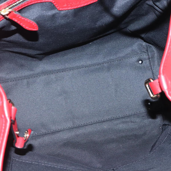 BURBERRY Nova Check Shoulder Bag Nylon Beige Gold Auth 125324